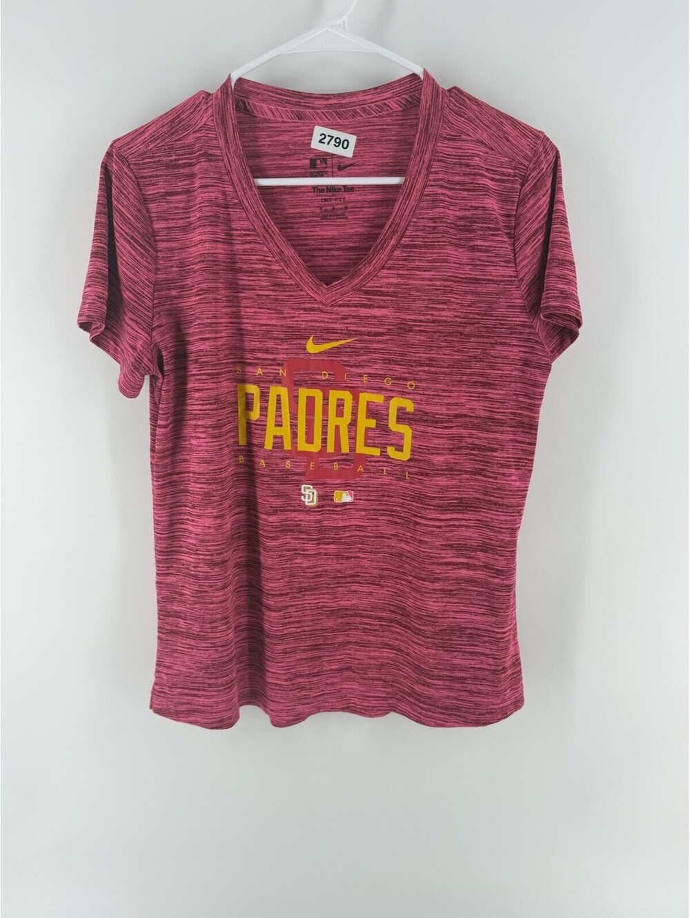 Pink San Diego Padres City Connect Nike Dri Fit performance t shirt size Medium